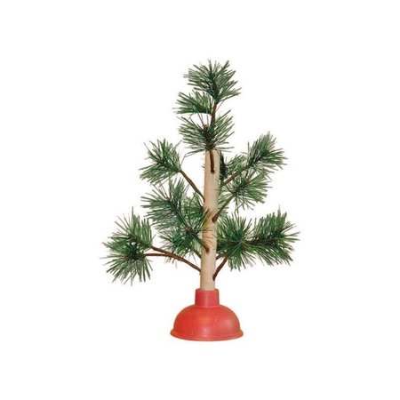 Redneck Nation Rednek Multicolored Tree Plunger Indoor Christmas Decor 66805
